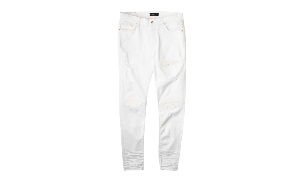 MX1 Leather Patch Jeans "White" MBMX1 LTHWHT WHITE