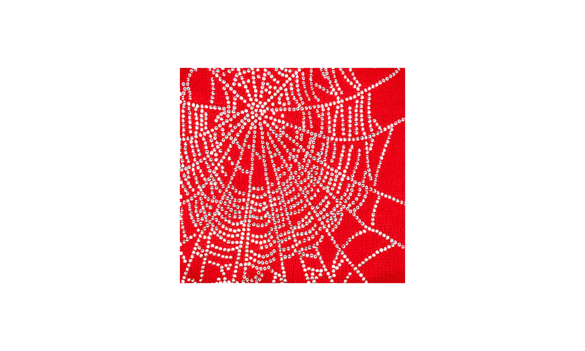 Rhinestone Web Beanie "Red" SP5der49