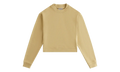 Haylen Cropped French Terry Crewneck "Beige" KHW030227 953