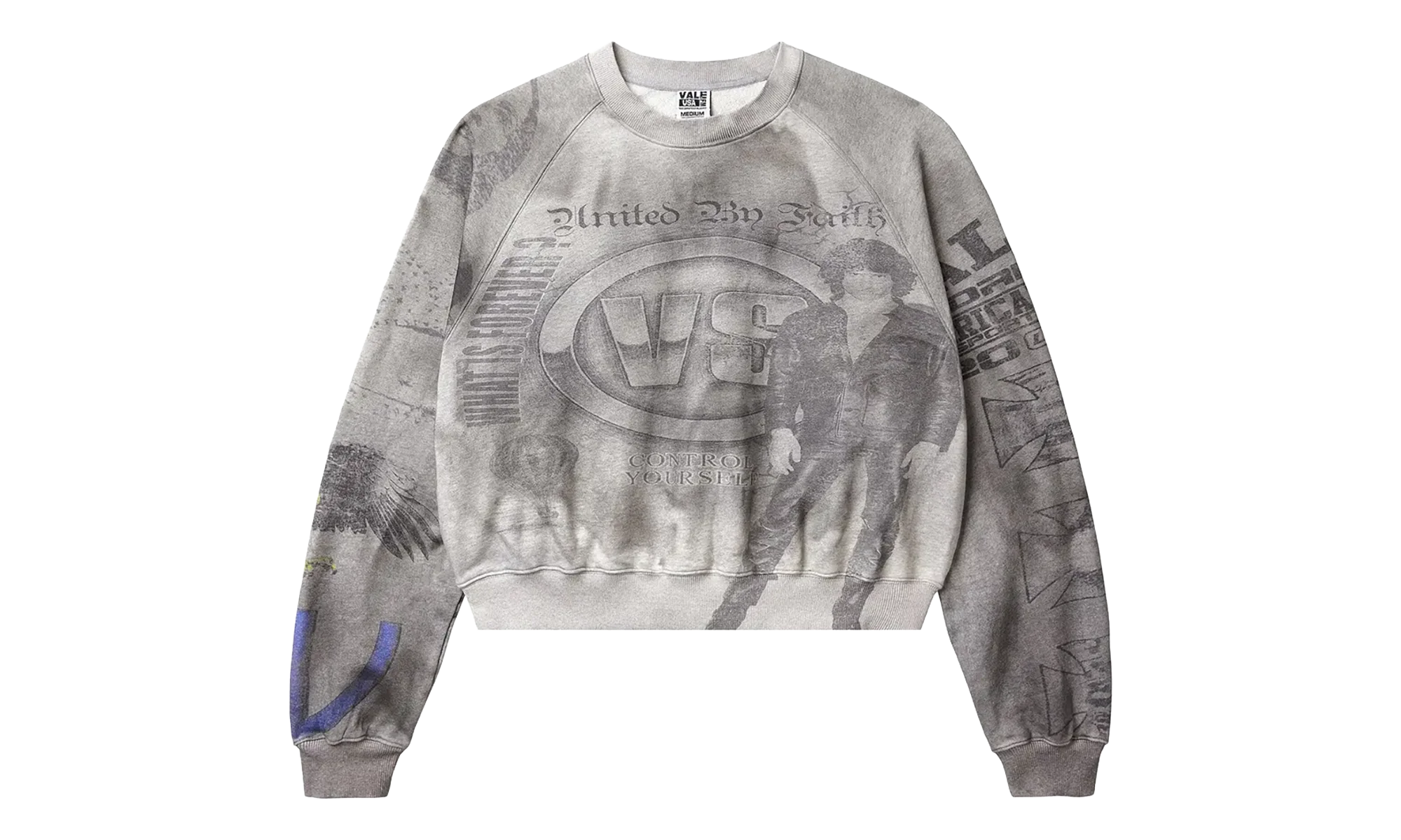 STONE CREWNECK SWEATSHIRT "Grey" VAL108