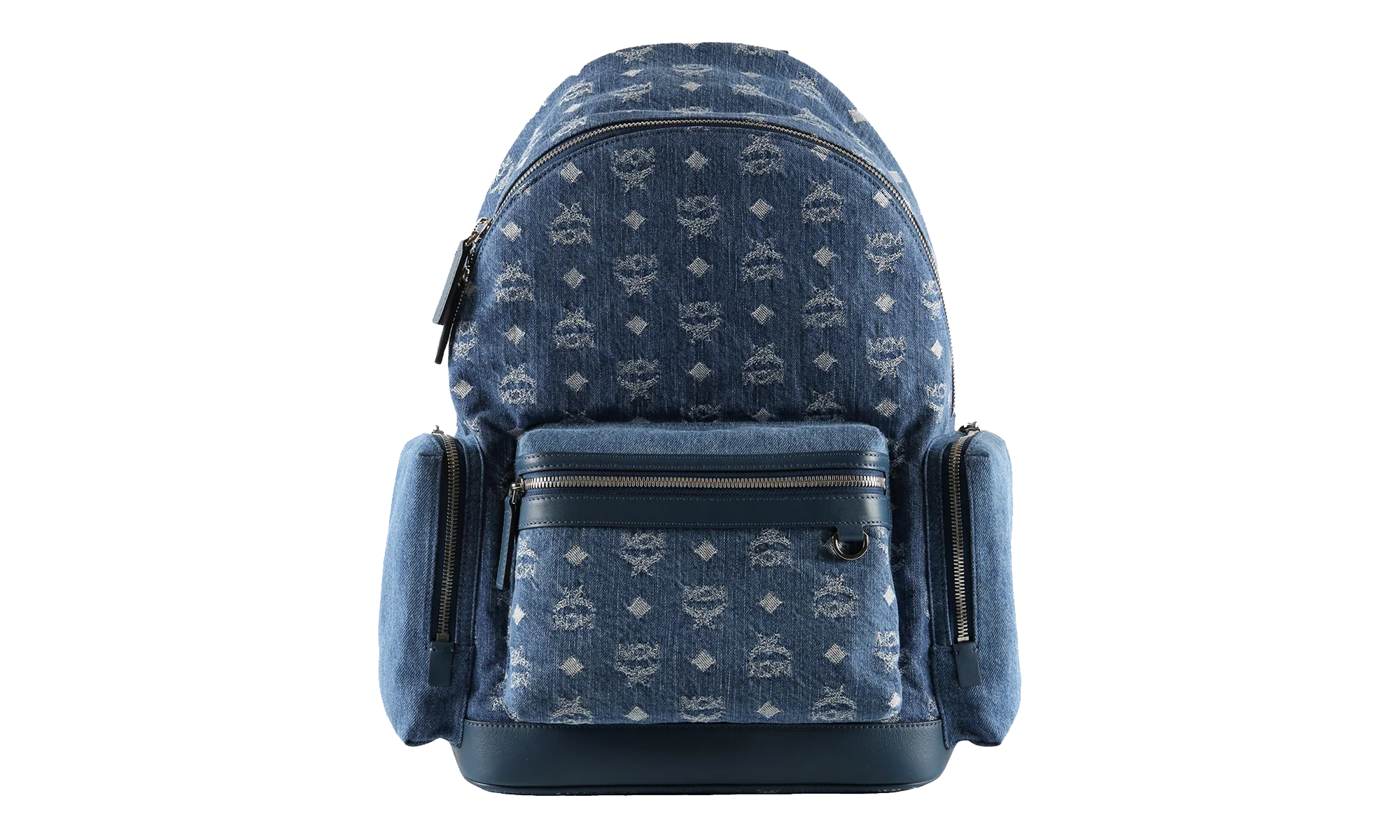 Medium Stark Backpack in Fabric "Denim Blue" MMKFAVE04HD001