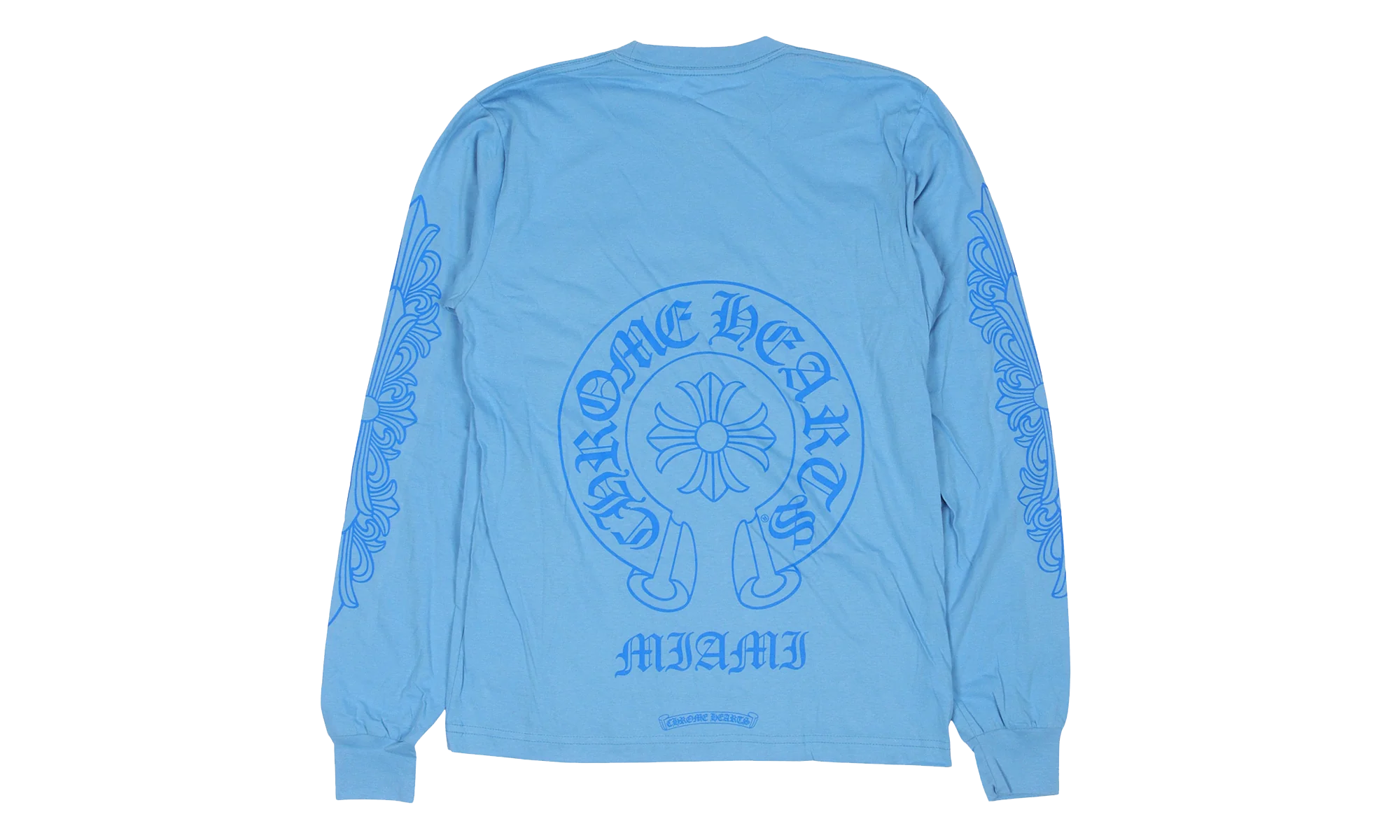 Miami Horseshoe Logo Long-Sleeve T-Shirt "Blue" CHRM1149