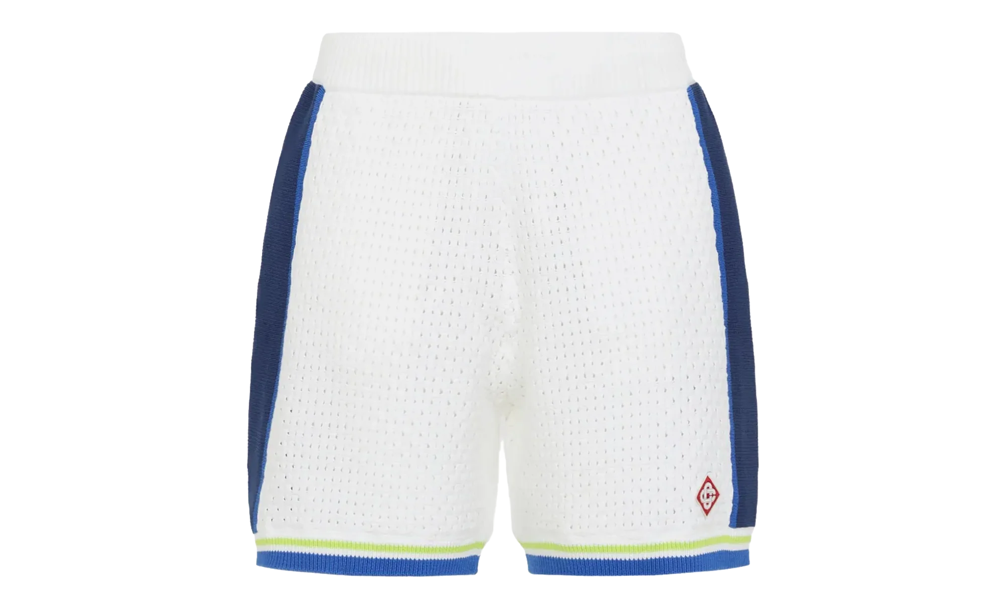 Crochet Shorts "White / Blue" MSS26KW131101
