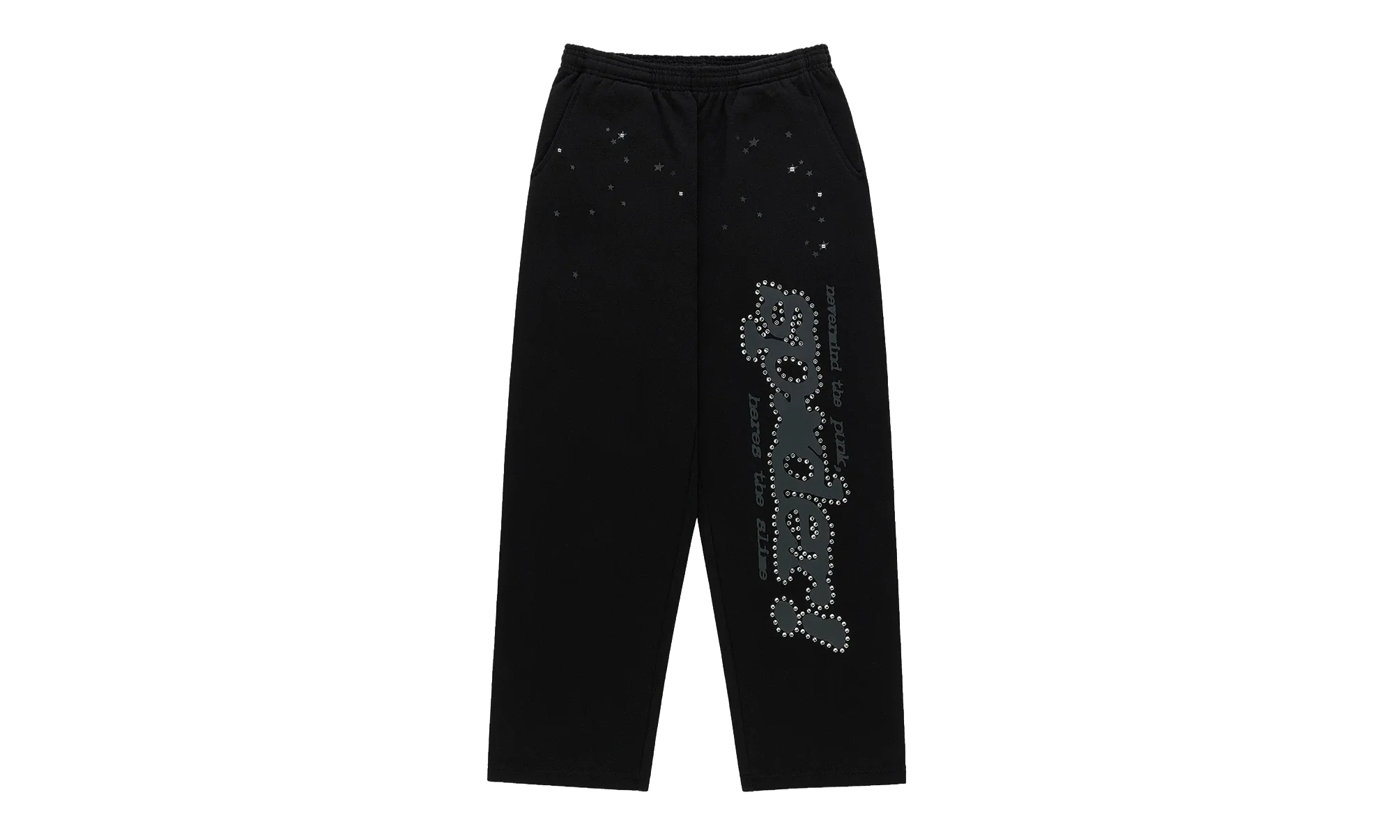 Rhinestone Punk V2 Sweatpants "Black" SP5der338