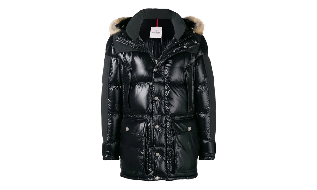 Puffer Jacket Frey Nylon Down Jacket "Black" MON06