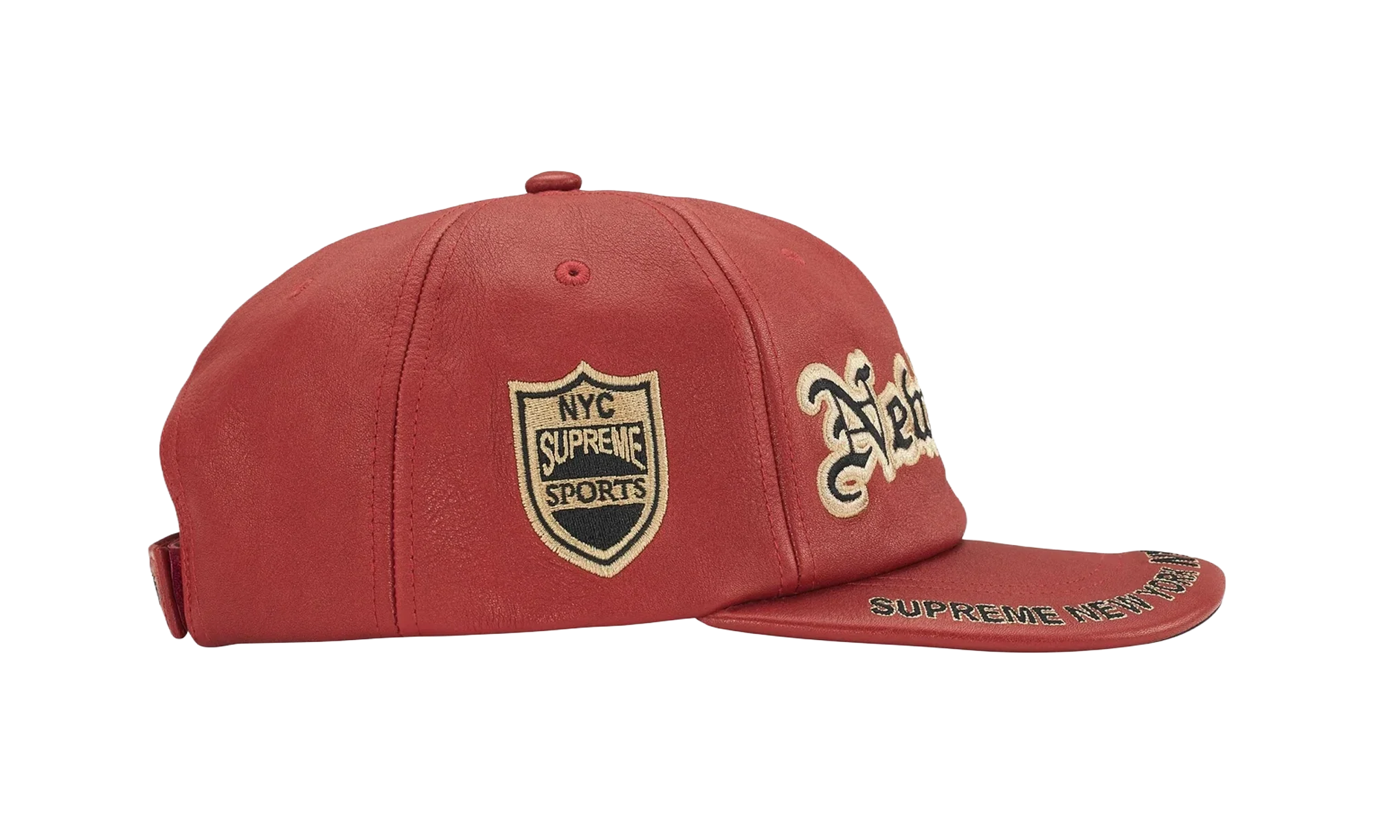 New York Leather 6-Panel "FW25 - Red" SU26920