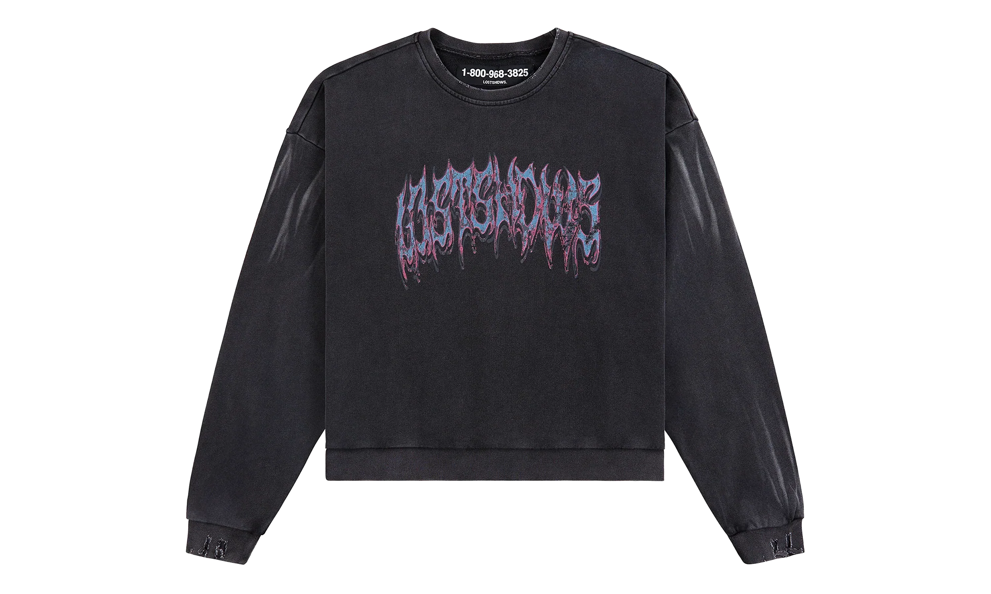 Vintage Wash Sweatshirt "Vintage Black" LST 23 22713 VBK