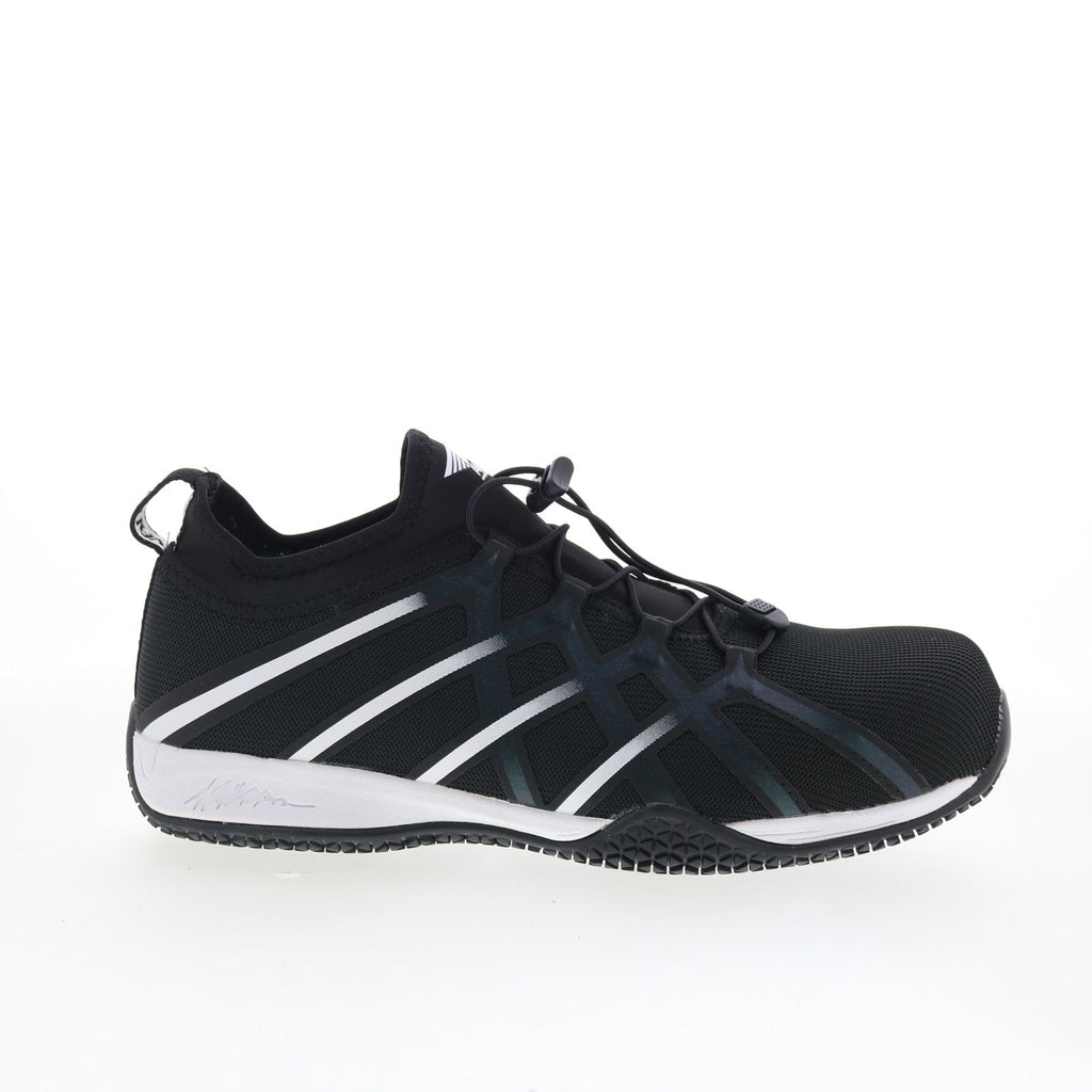 Avenger Hydro Carbon Toe Slip Resistant EH Mens Black Wide Mesh Work Shoes