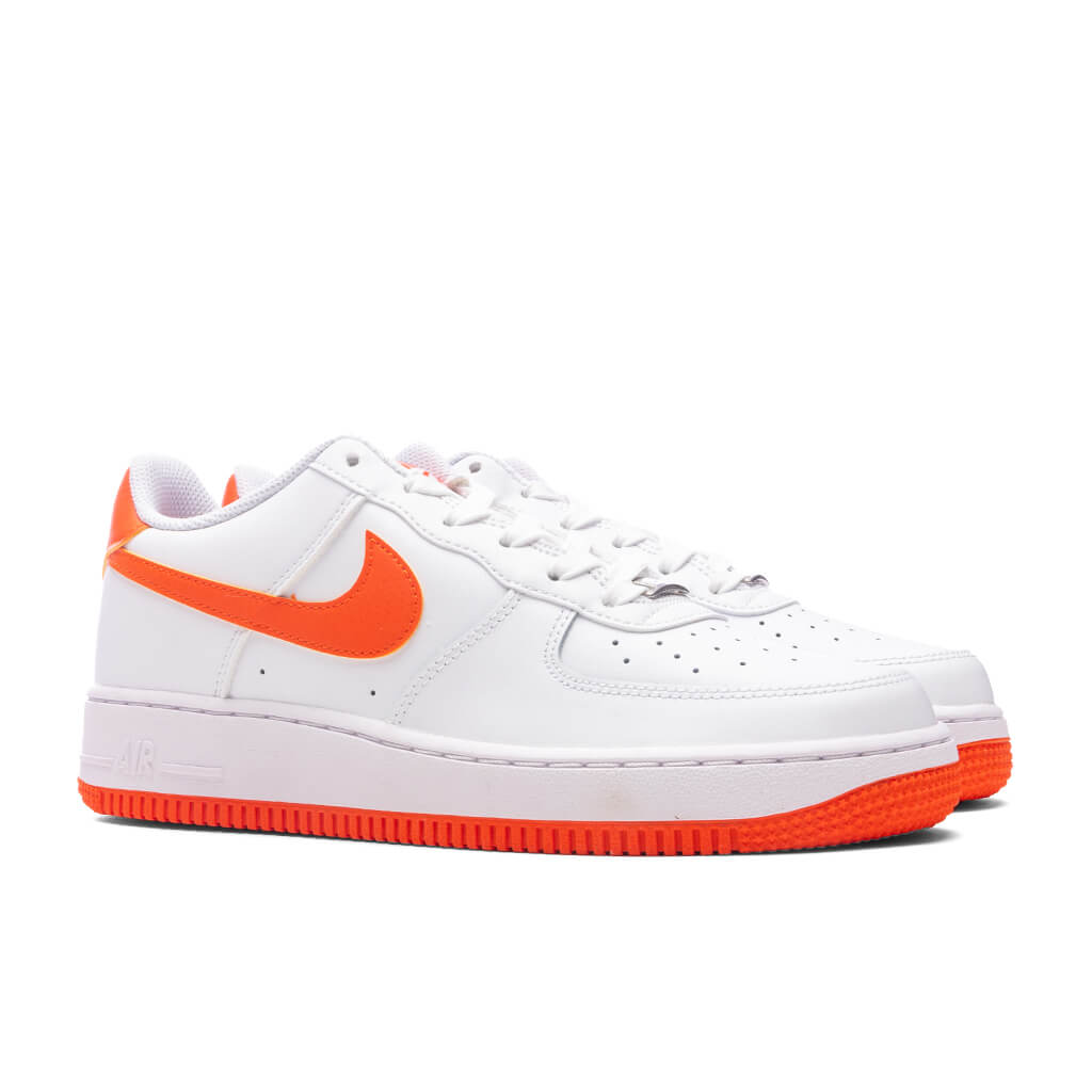 Air Force 1 (GS) - White/Safety Orange