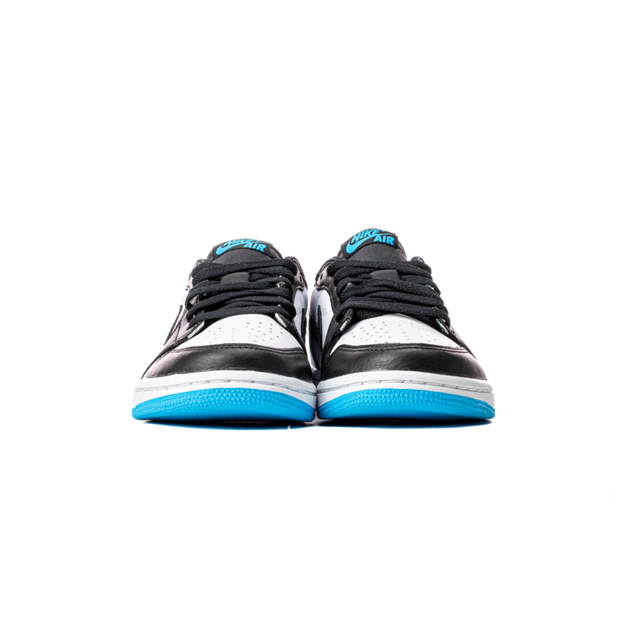 1 Low 'Black Dark Powder Blue' Women's (2022)