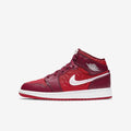 Air Jordan 1 Mid SE 'Red Quilt / Valentine's Day' (2020) (GS)