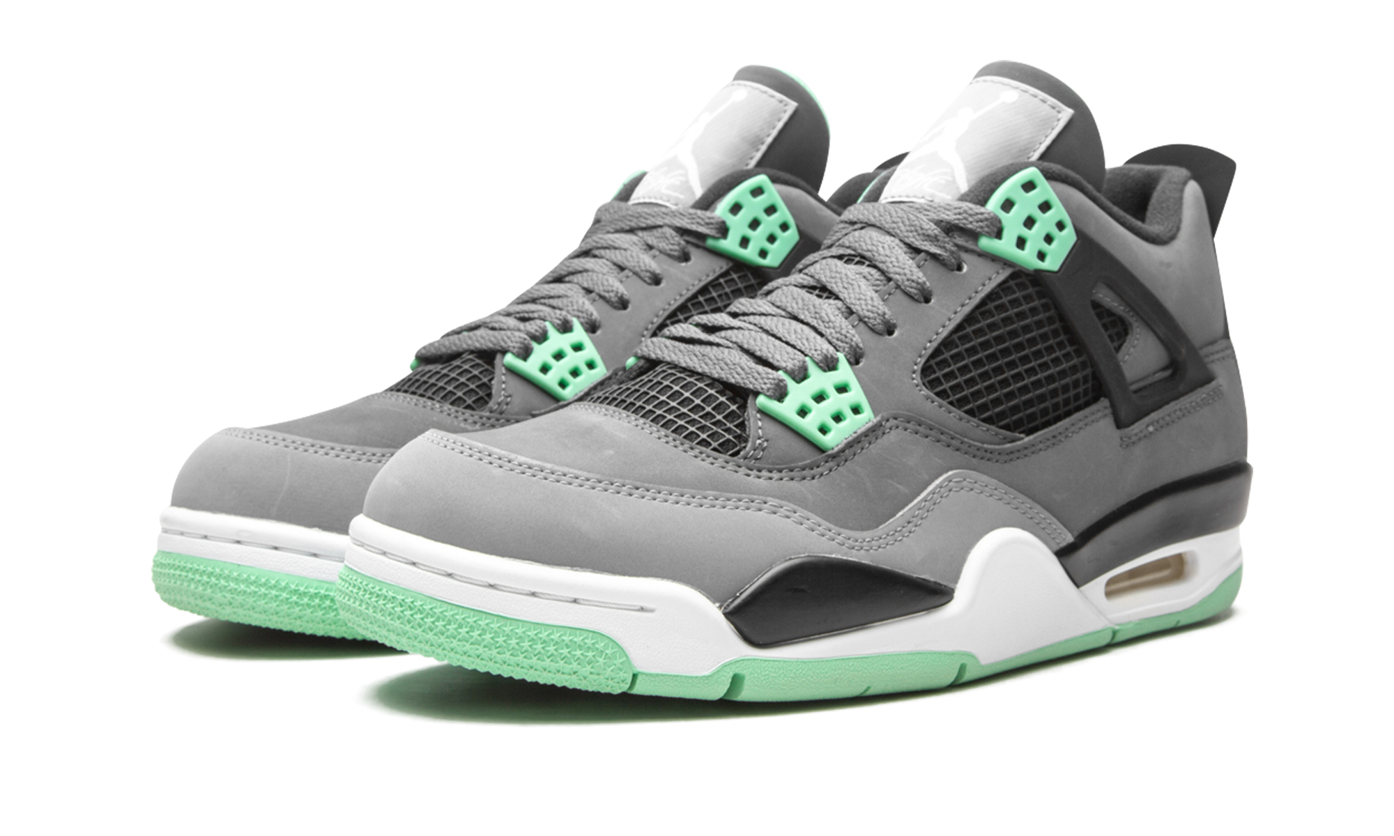 4 Retro "Green Glow" 308497 033