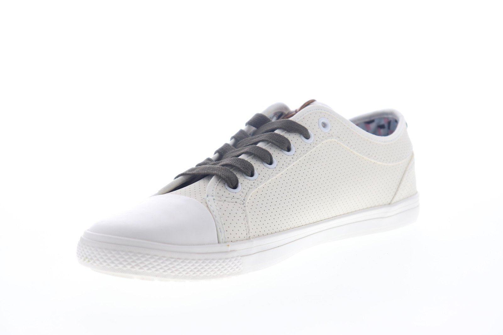 Ben Sherman Brayson Oxford BNM00063 Mens White Leather Lifestyle Sneakers Shoes