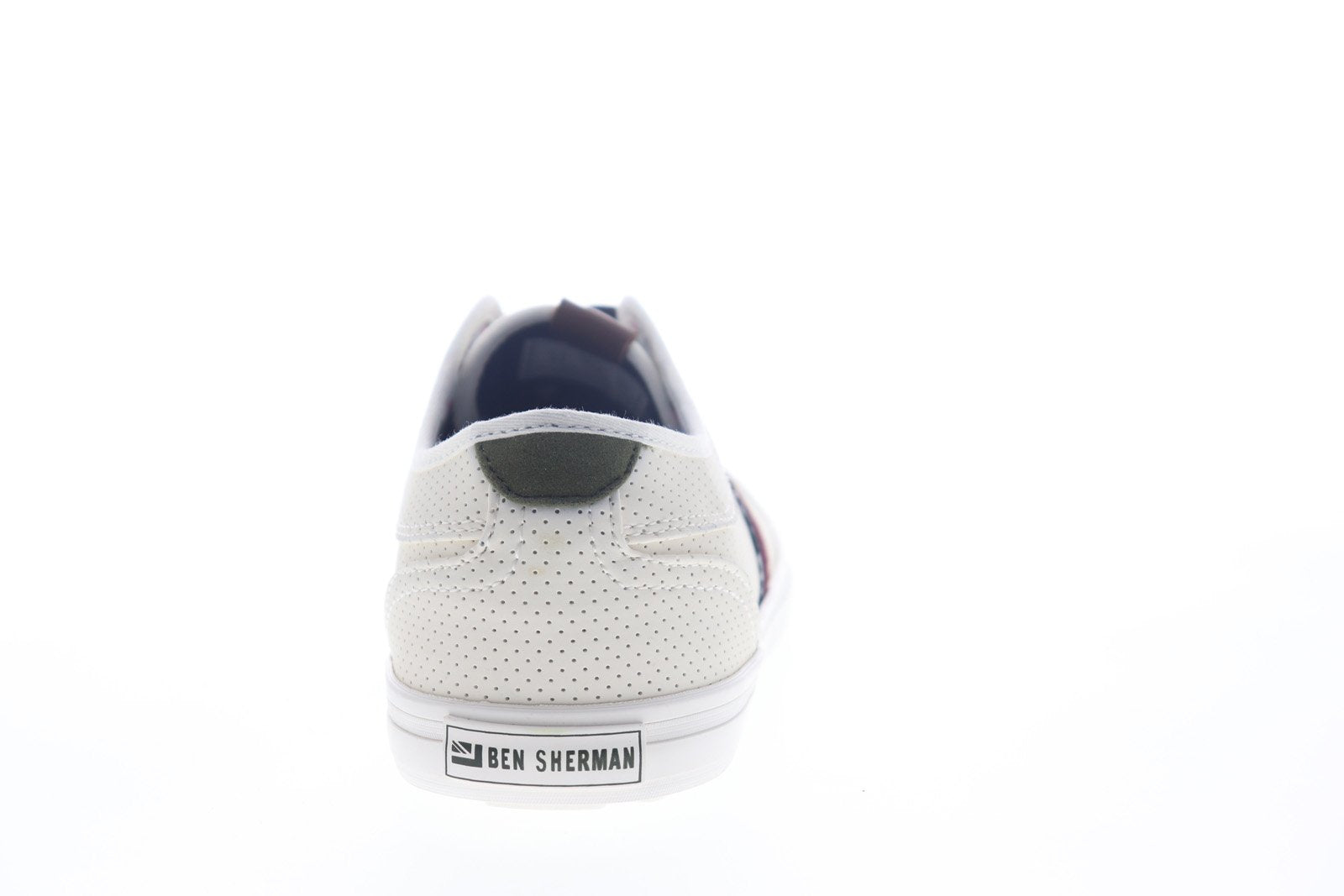 Ben Sherman Brayson Oxford BNM00063 Mens White Leather Lifestyle Sneakers Shoes
