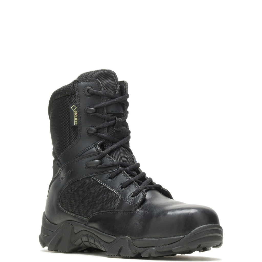 Bates GX 8 Safety Toe E02272 Mens Black Leather Lace Up Tactical Boots