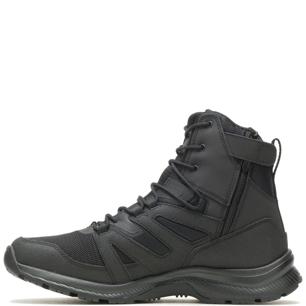 Bates Rallyforce Tall Zip E04170 Mens Black Leather Lace Up Tactical Boots