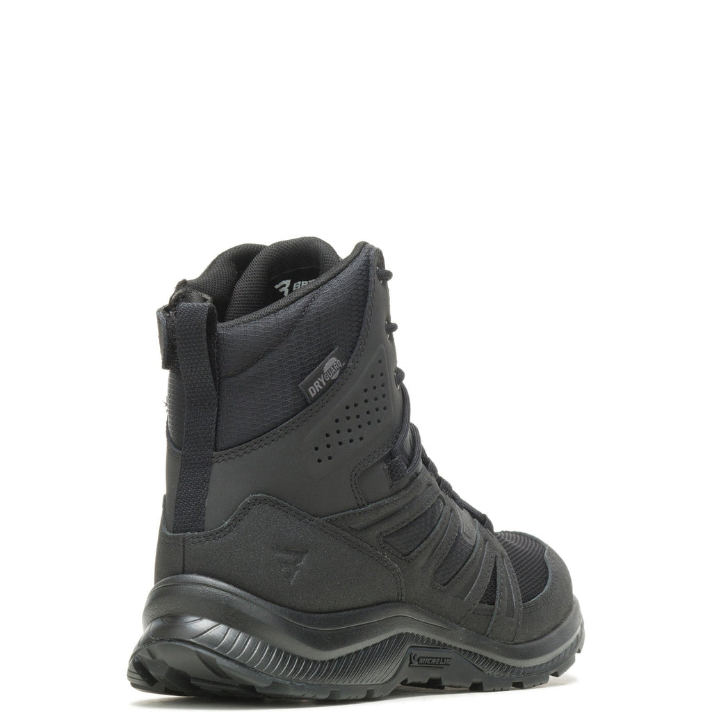 Bates Rallyforce Tall Zip E04170 Mens Black Leather Lace Up Tactical Boots
