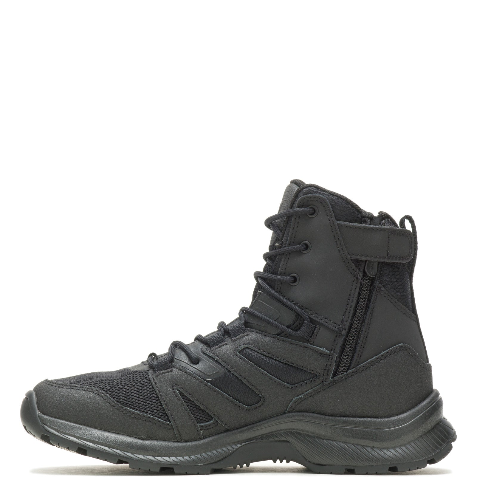 Bates Rallyforce Tall Side Zip E04560 Womens Black Leather Tactical Boots