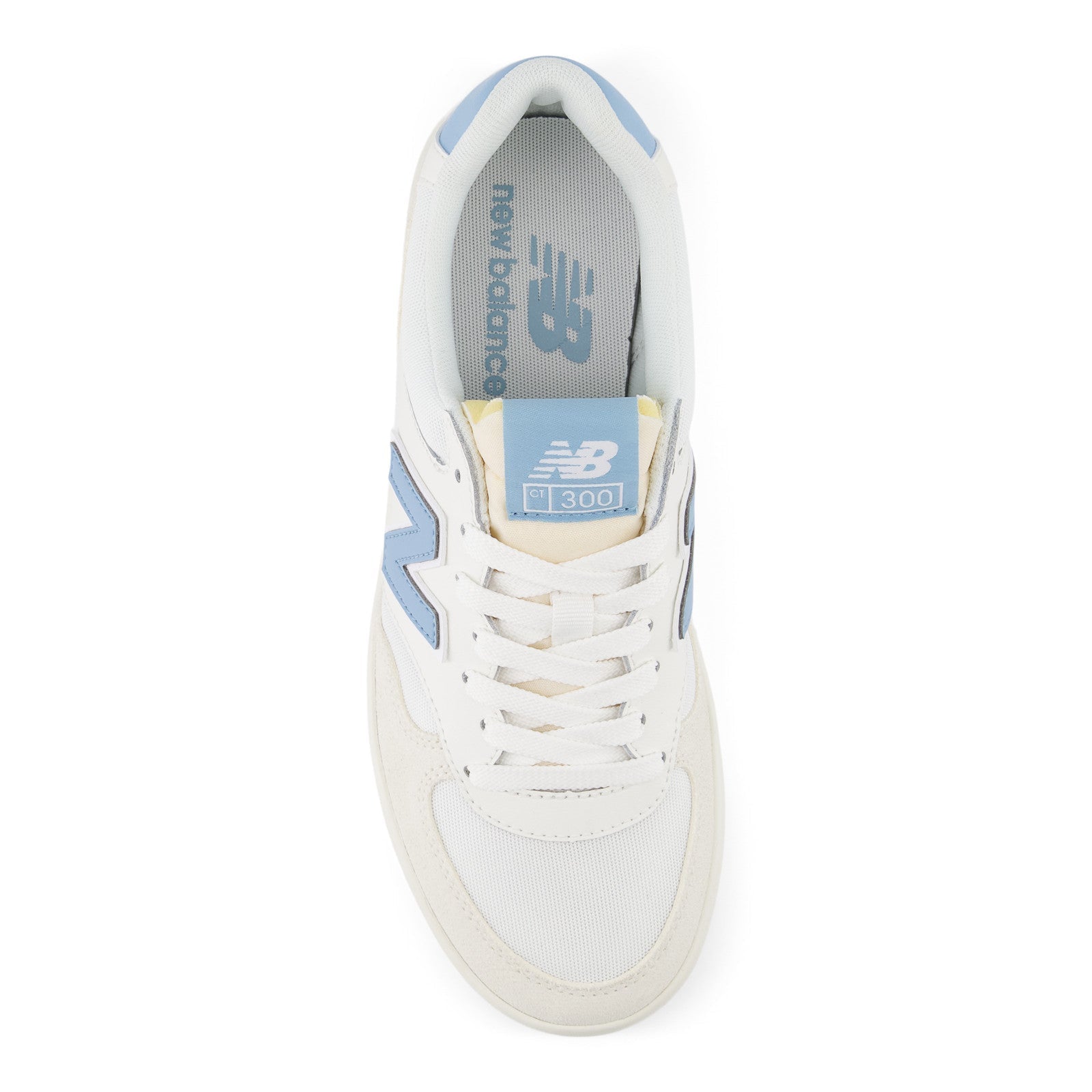 Unisex 300 Court in Sea Salt with Chrome Blue and White