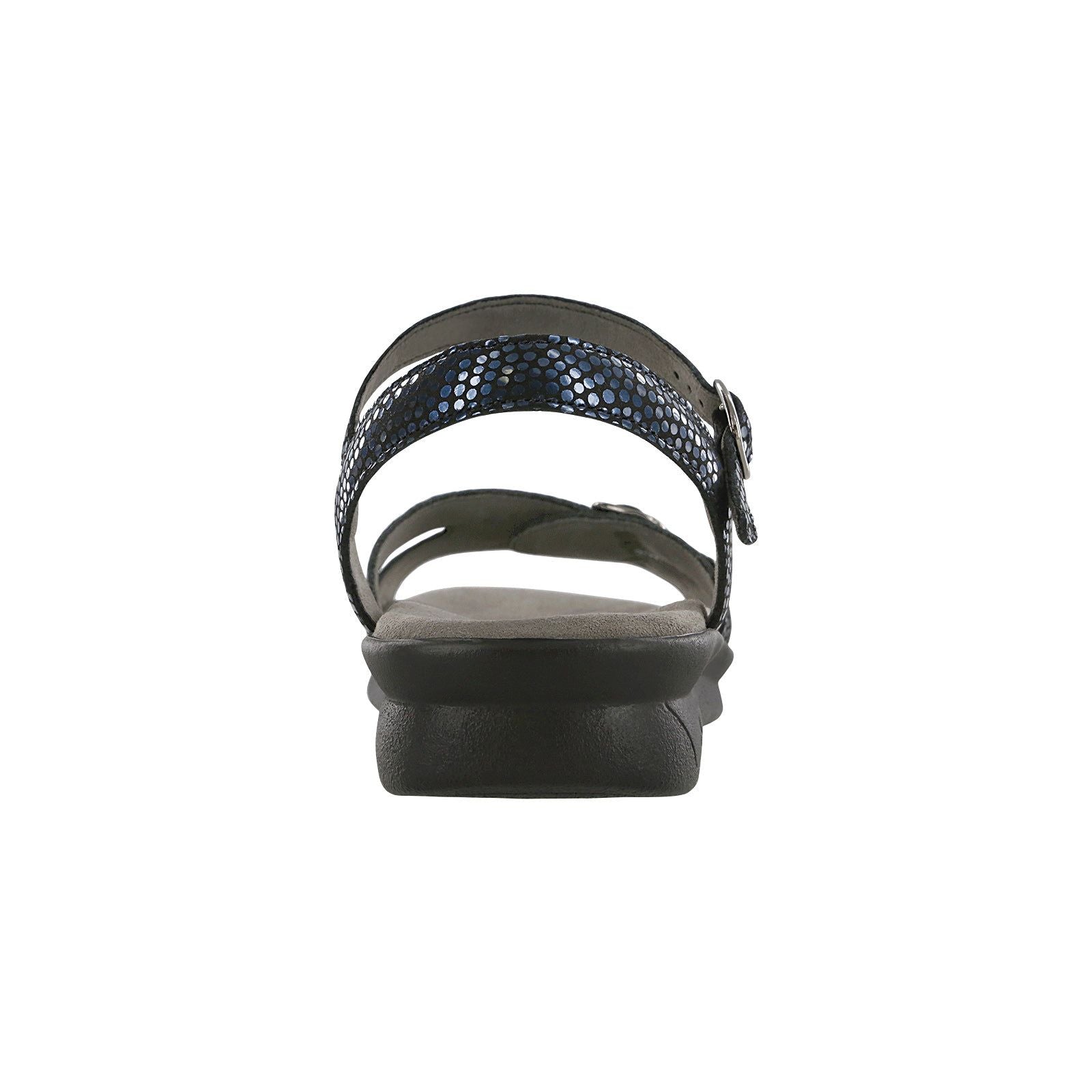 Women's Duo Quarter Strap Sandal in Navy Perla