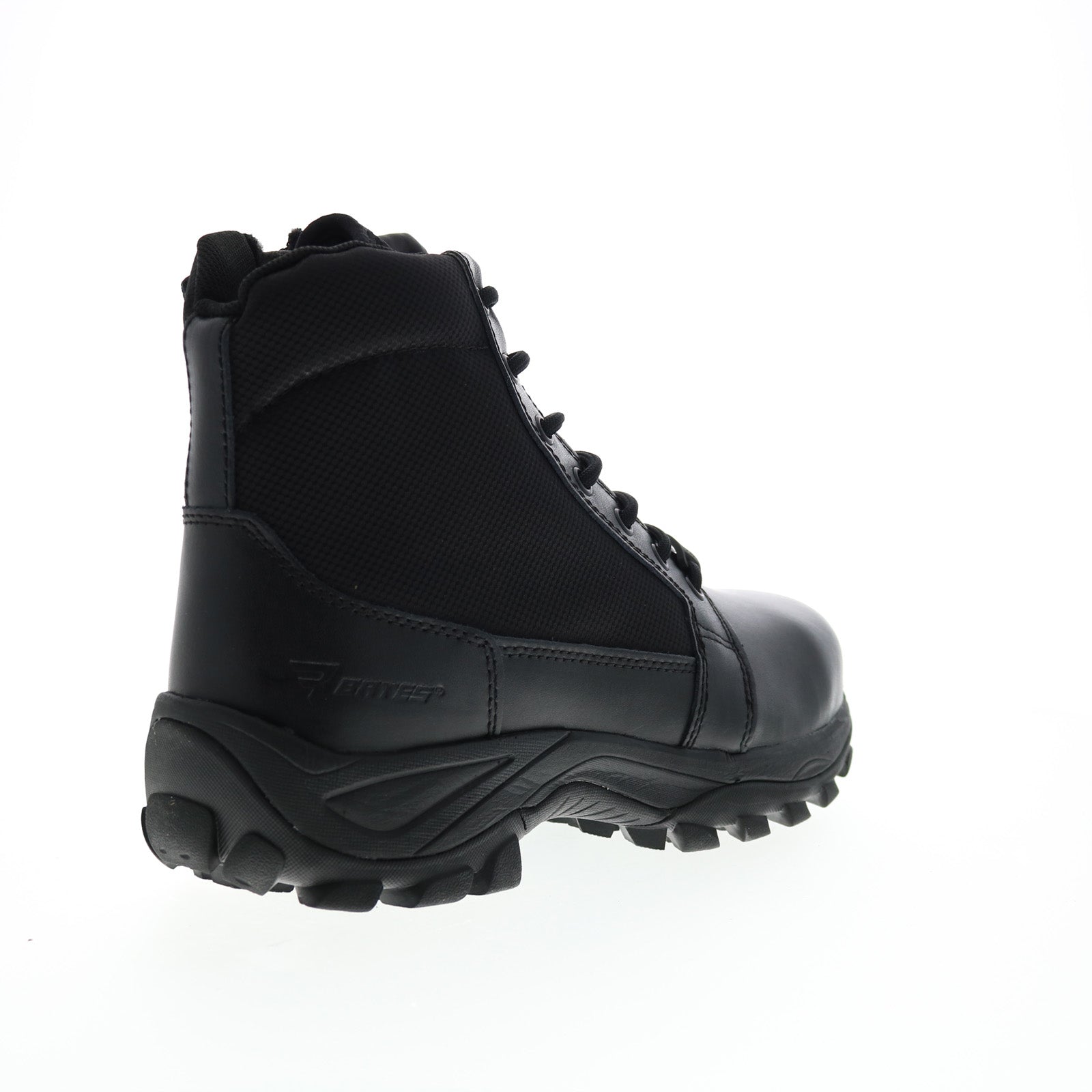 Bates Fuse Mid Side Zip Steel Toe E06505 Mens Black Leather Tactical Boots