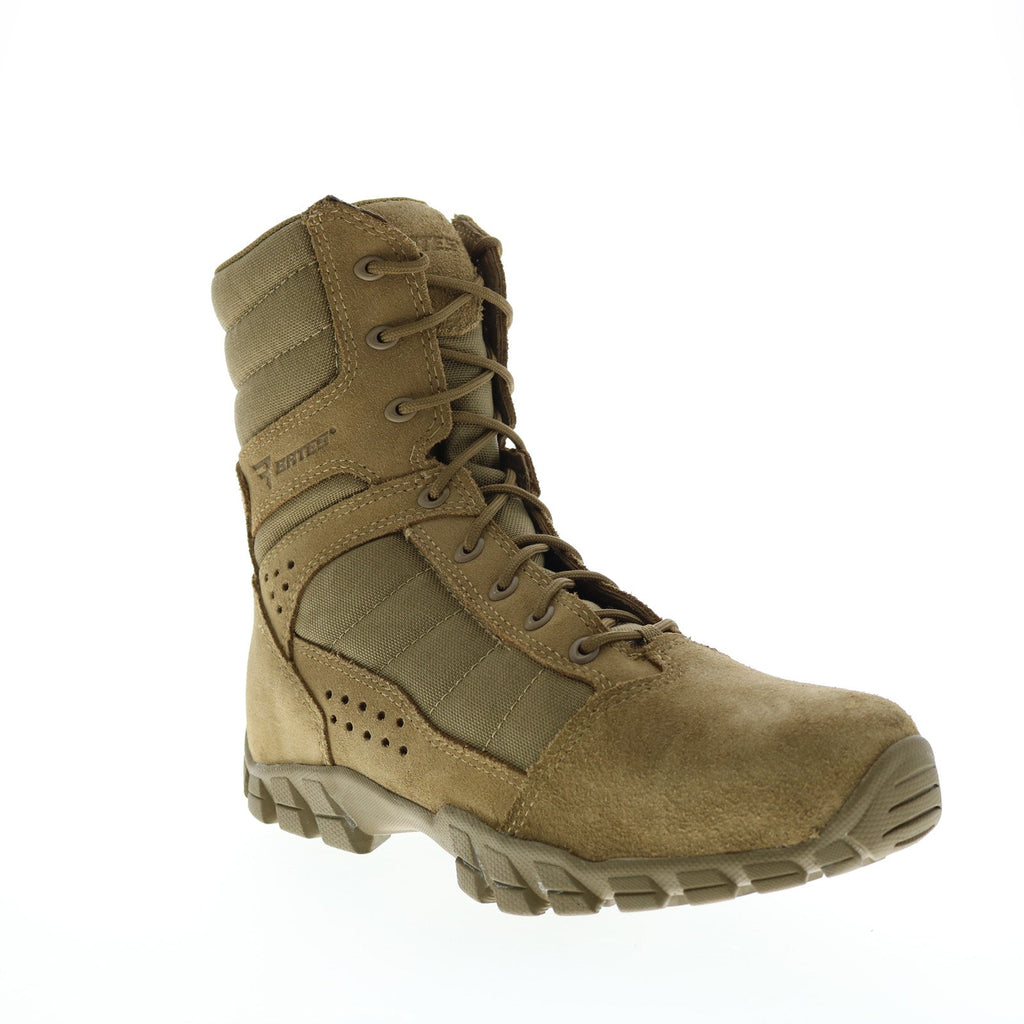 Bates Cobra 8" Hot Weather E08670 Mens Brown Suede Lace Up Tactical Boots