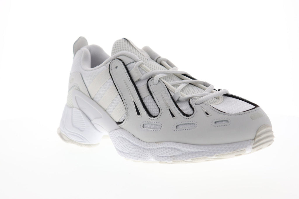 EQT Gazelle EE7744 Mens White Mesh Mid Top Lace Up Athletic Running Shoes