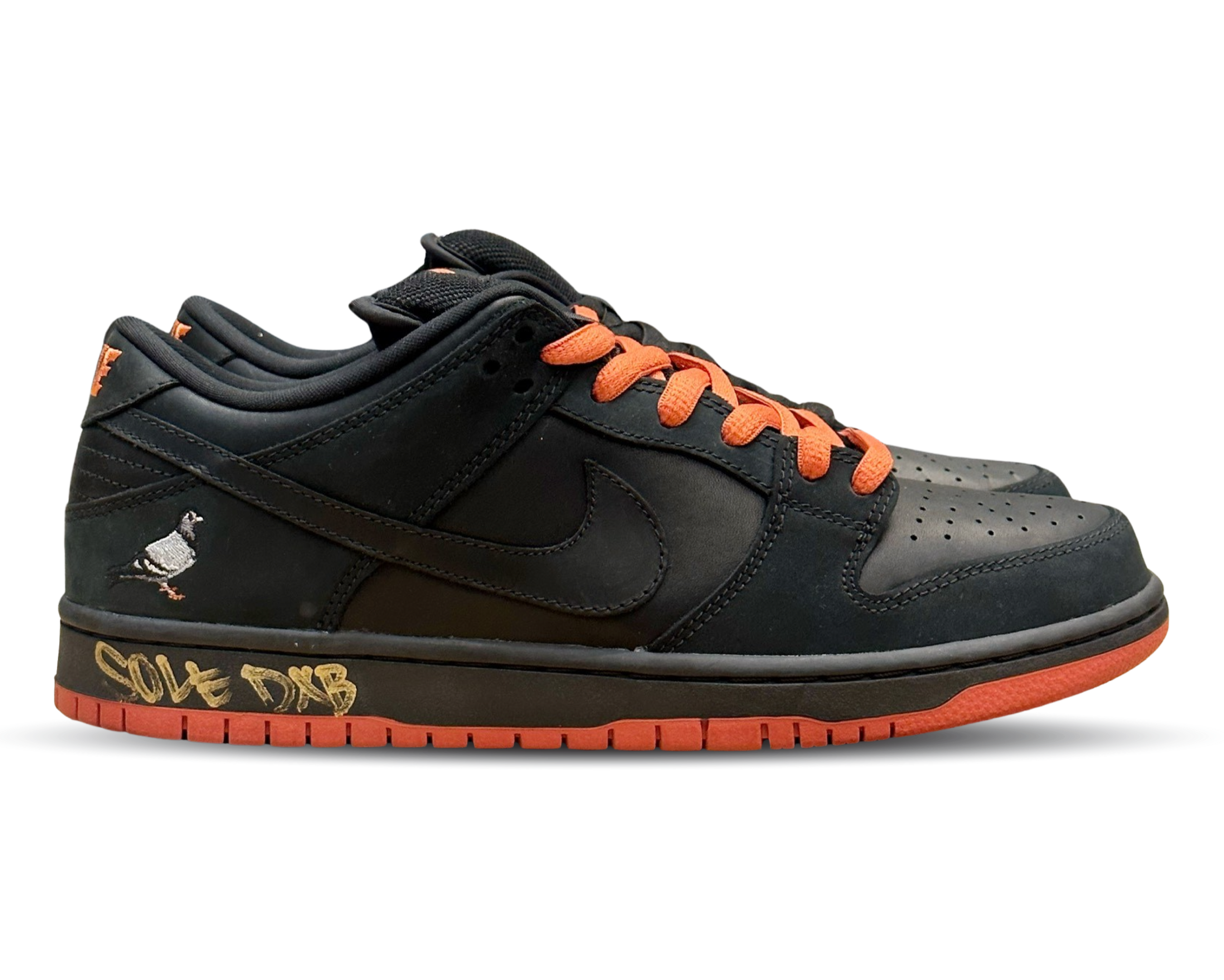 SB Dunk Low Black Staple Pigeon (SIGNED)