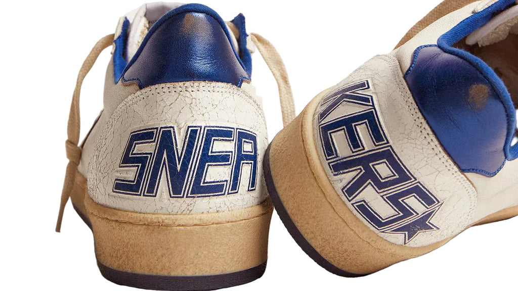 Golden Goose Ball Star Nappa White Blue