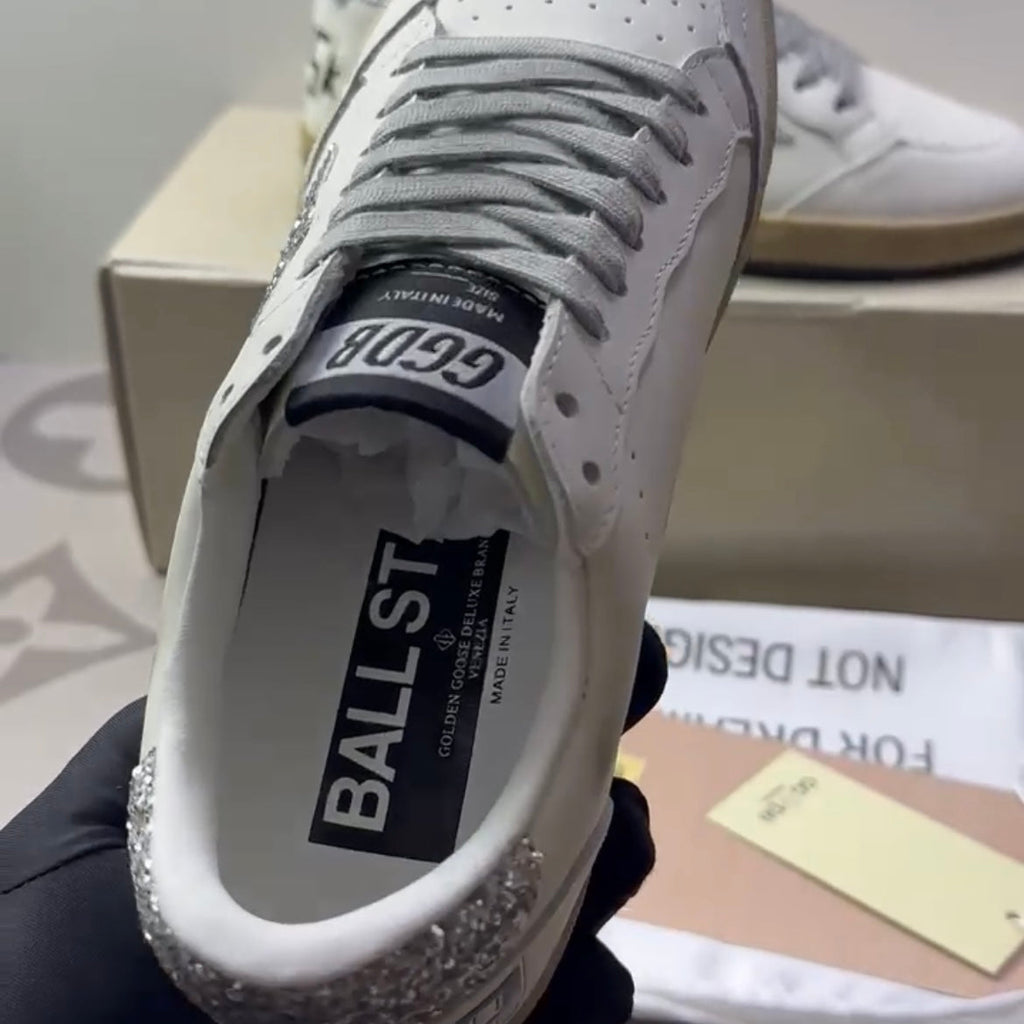 Ball Star White Silver Glitter (Women's)