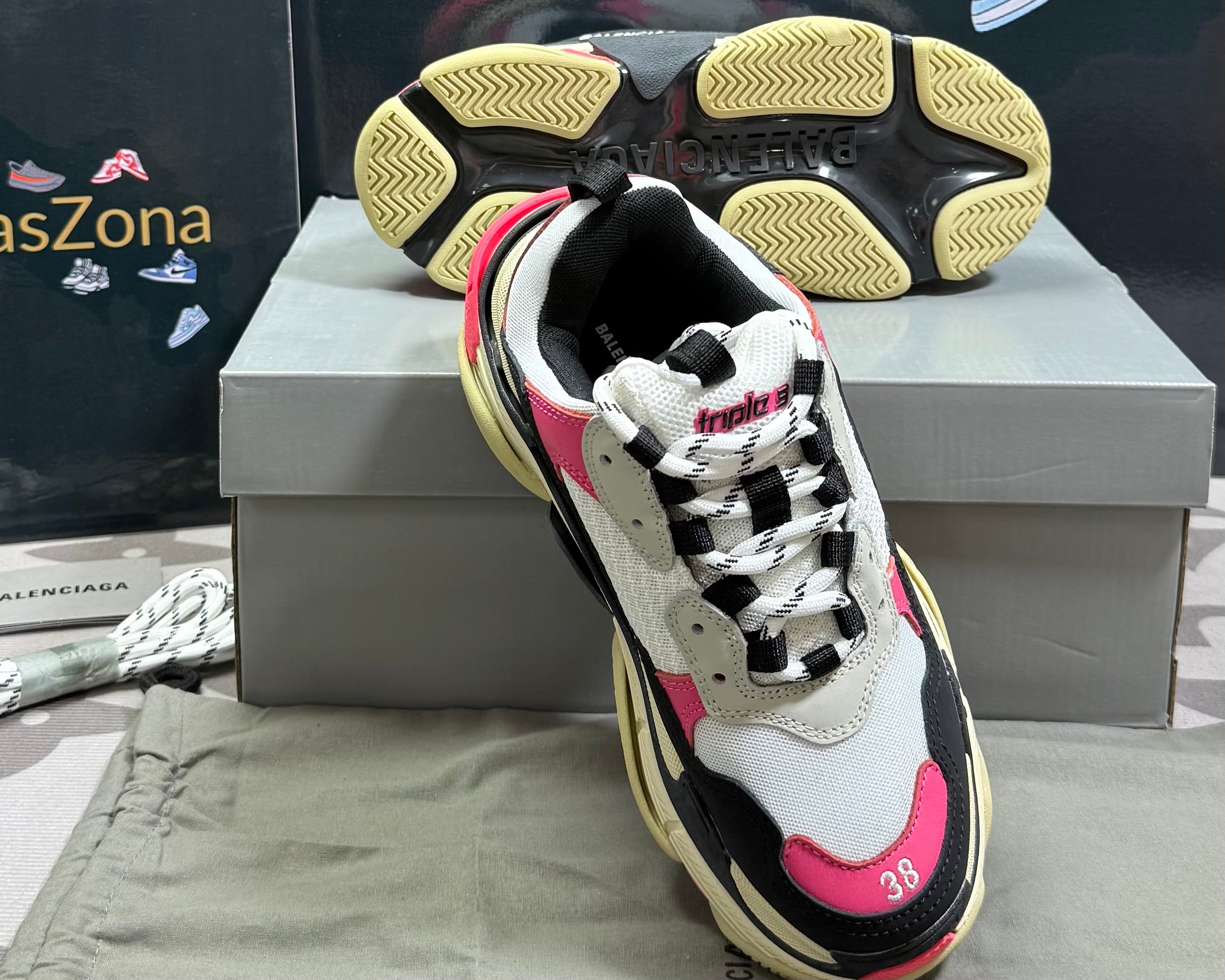 Triple S Black Pink