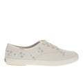 Champion Canvas Floral Embroidery Lace Up Sneakers