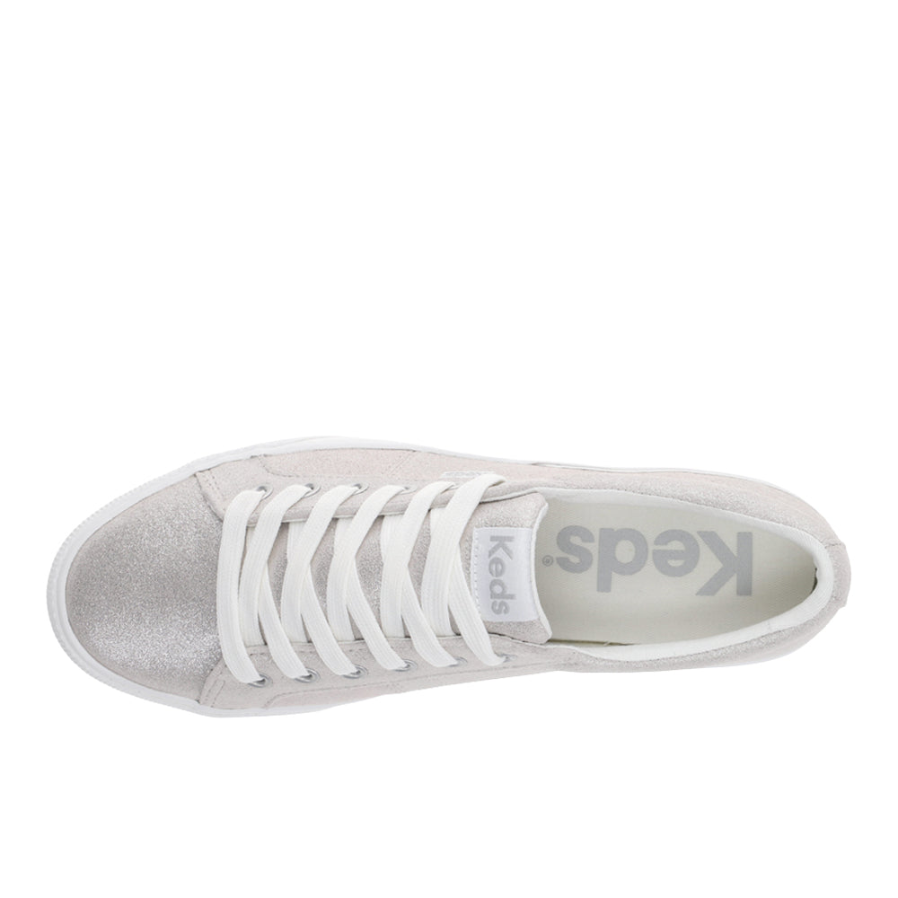 Jump Kick Duo Glitter Suede Lace Up Sneakers