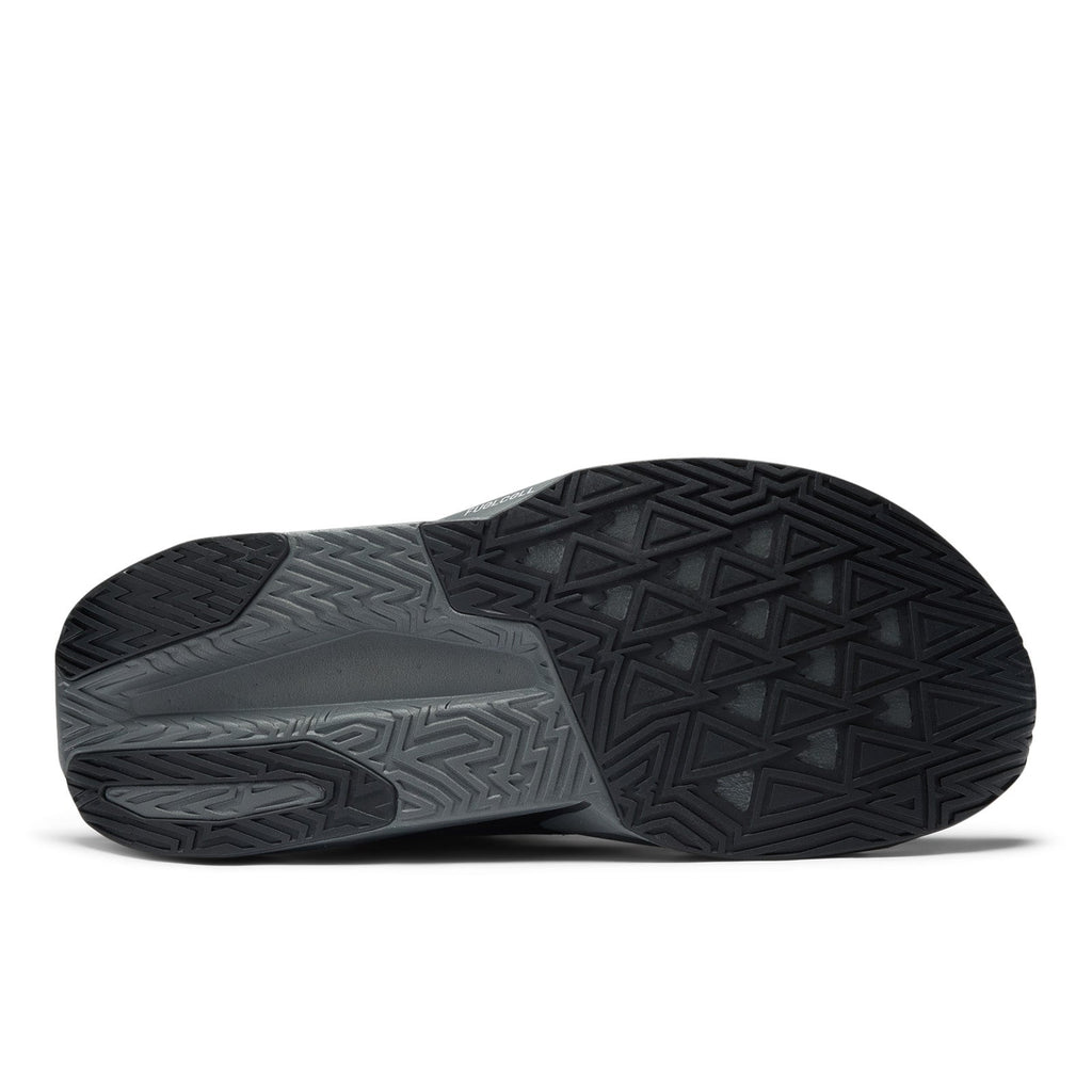Men's FuelCell Rebel v5 in Black with Castlerock and Silver Metallic