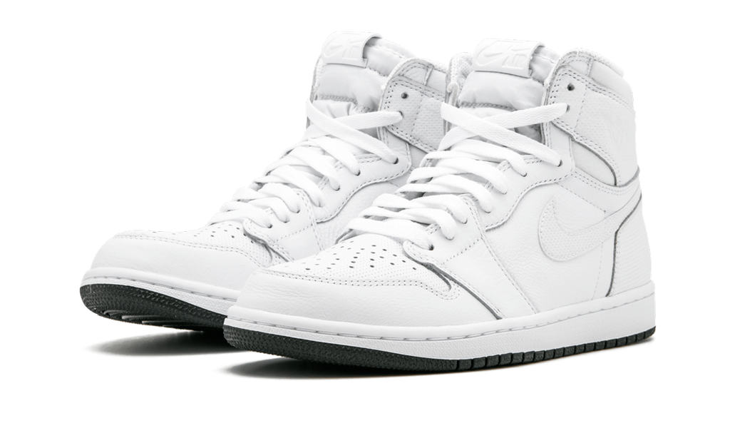 1 Retro High OG "White Perforated" 555088 100