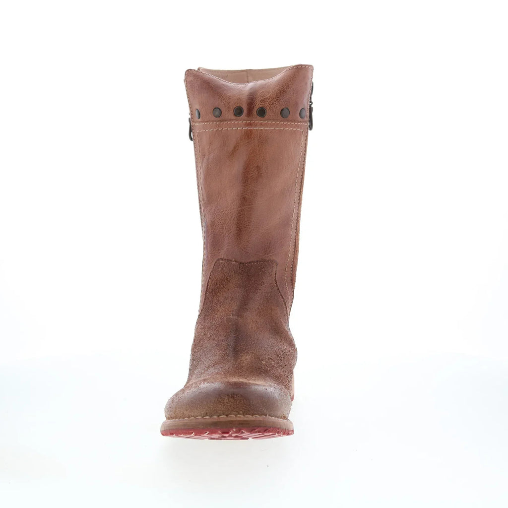 Bed Stu Venmont F301002 Womens Brown Leather Zipper Western Boots