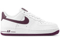 Force 1 Low Patent White Bordeaux (W)