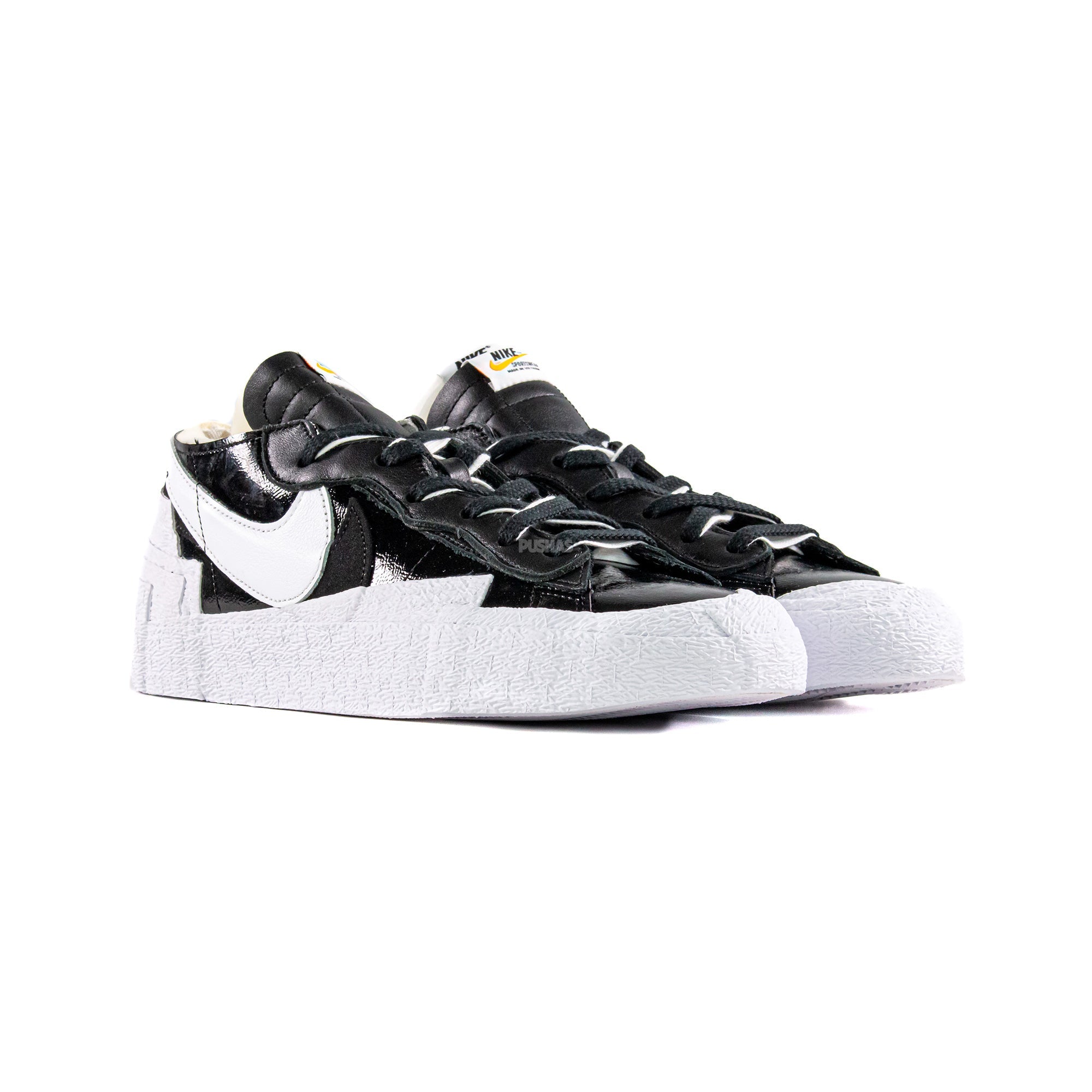 Blazer Low x Sacai 'Black Patent Leather' (2022)