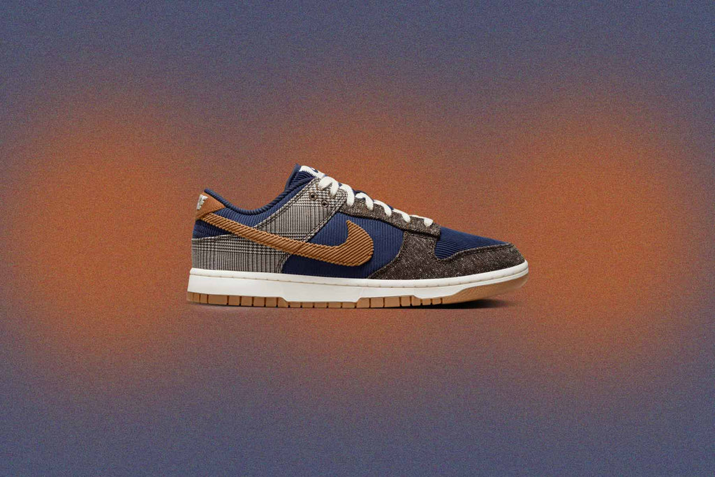 Dunk Low Retro Premium Tweed Corduroy - Midnight Navy/Ale Brown/Pale Ivory