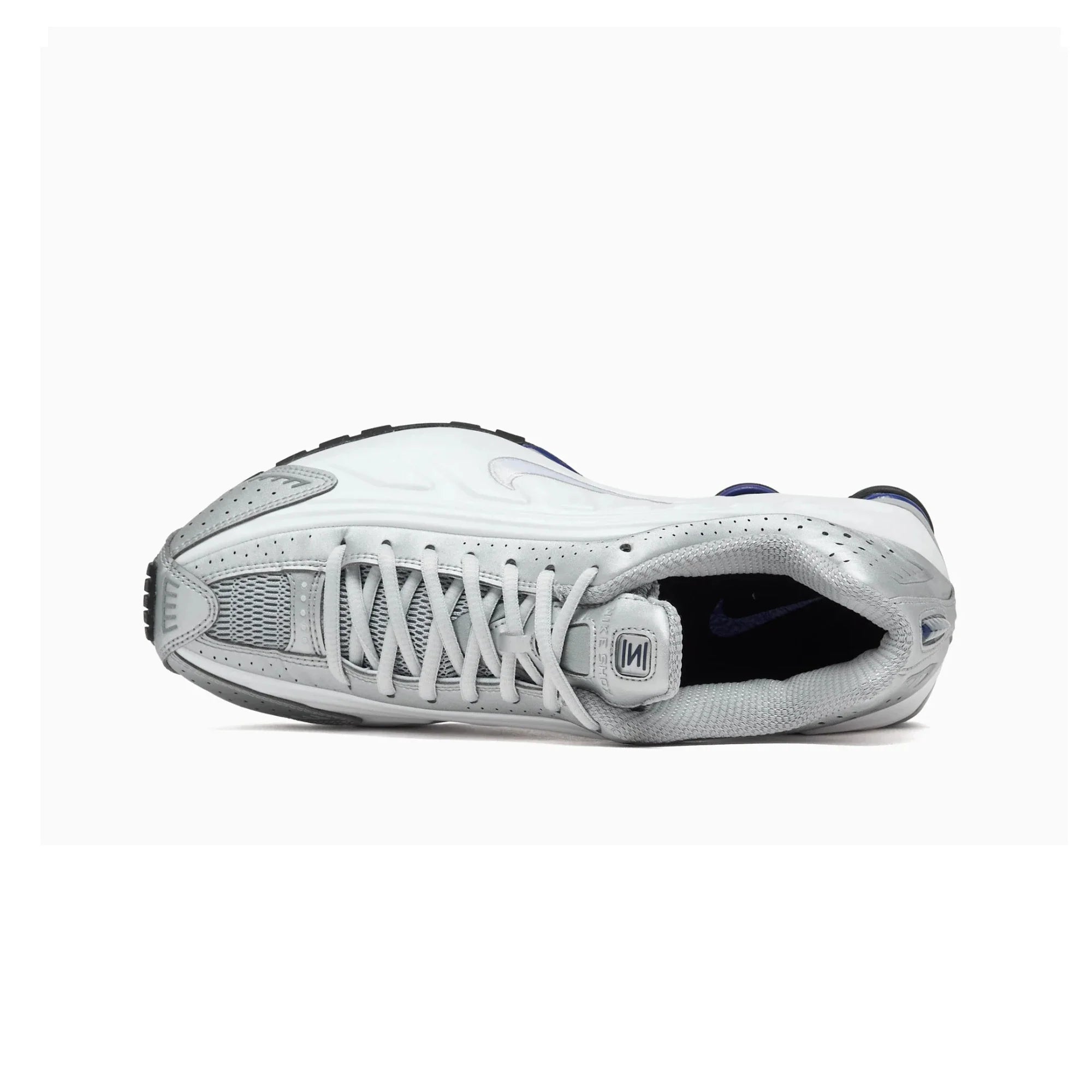 Shox R4 'Metallic Silver Deep Royal Blue