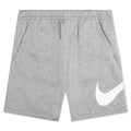 Sportswear Club Graphic Shorts - Dark Grey Heather/White
