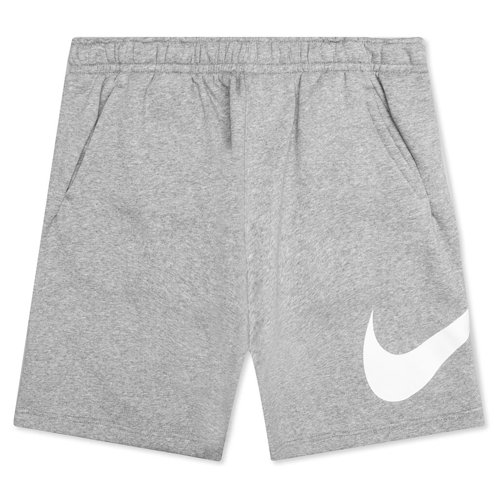 Sportswear Club Graphic Shorts - Dark Grey Heather/White
