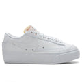 Women's Blazer Low Platform - White/White/White