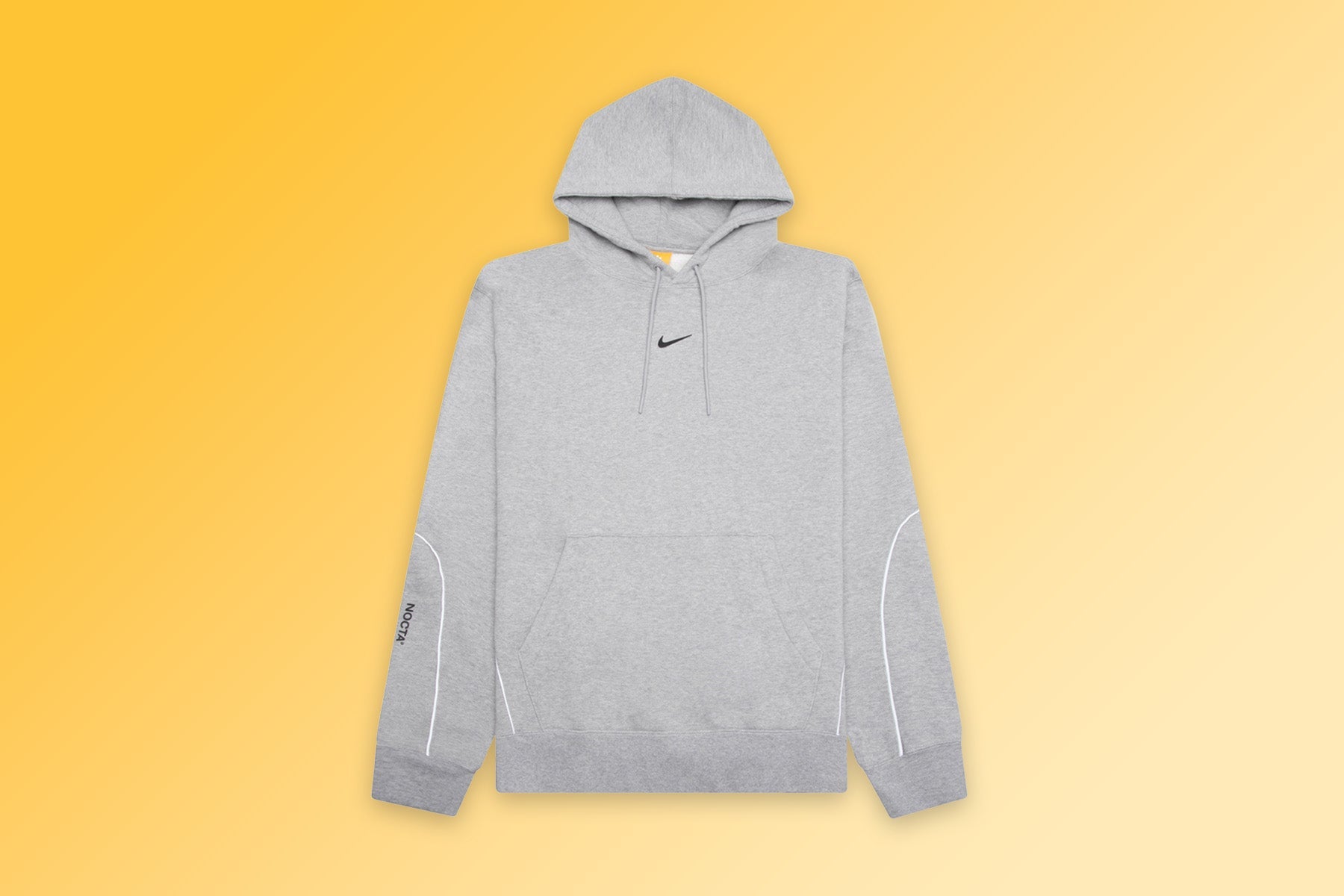 NOCTA Fleece CS Hoodie - Heather Grey/Matte Silver/Black