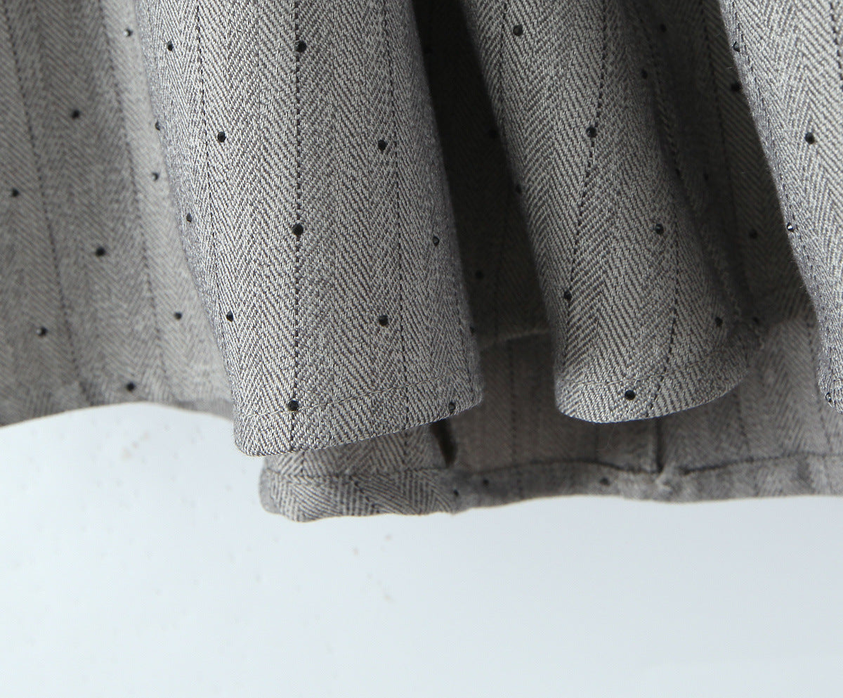 Silver Dottie Crystal Mini Dress