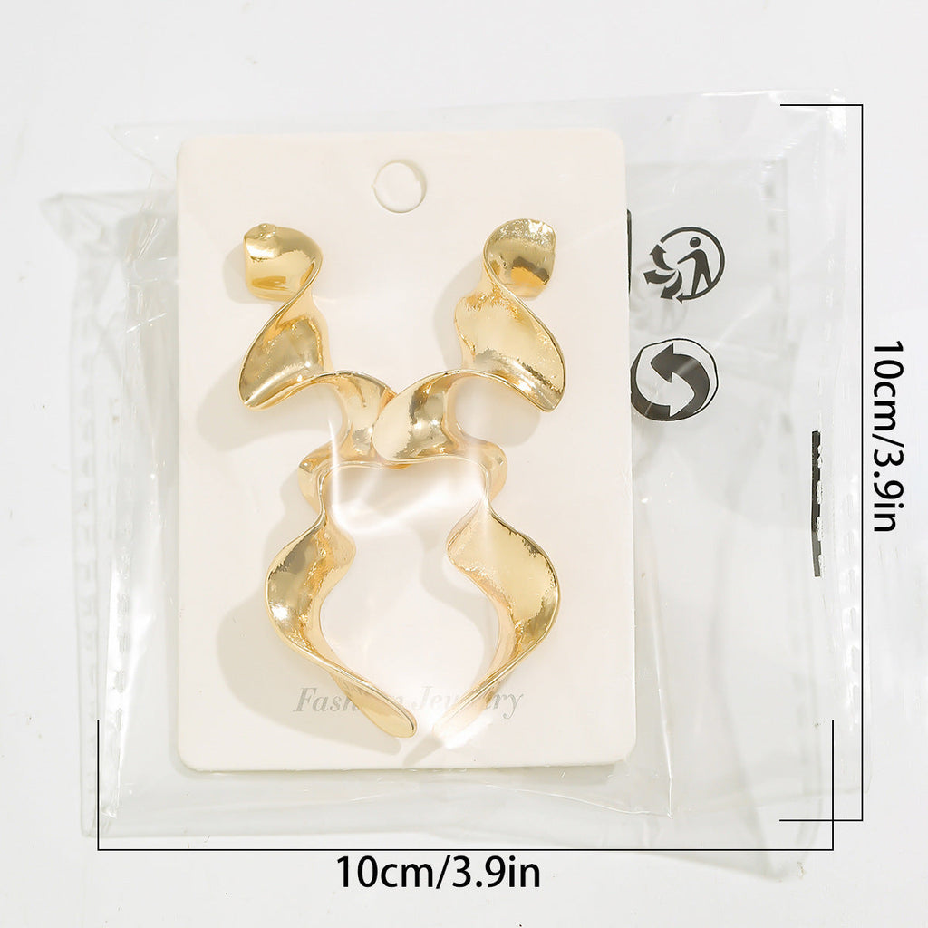 Auréa Liquid Form Studs Earrings