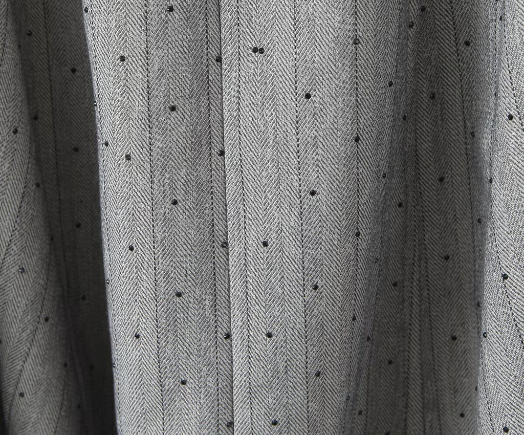 Silver Dottie Crystal Mini Dress
