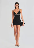 Midnight Crystal Mini Dress