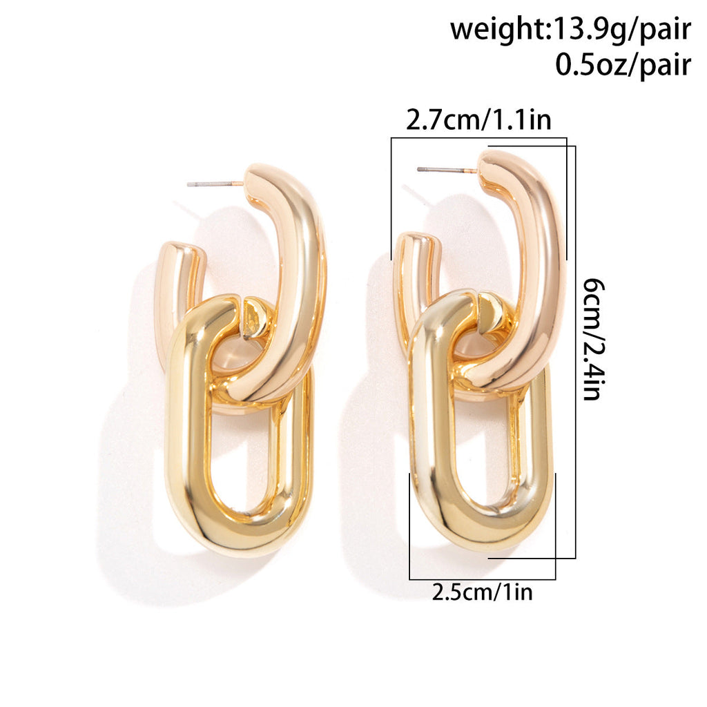 Aurelion Chain Drop Earrings