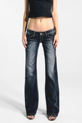 Indigo Muse Y2K Flare Jeans